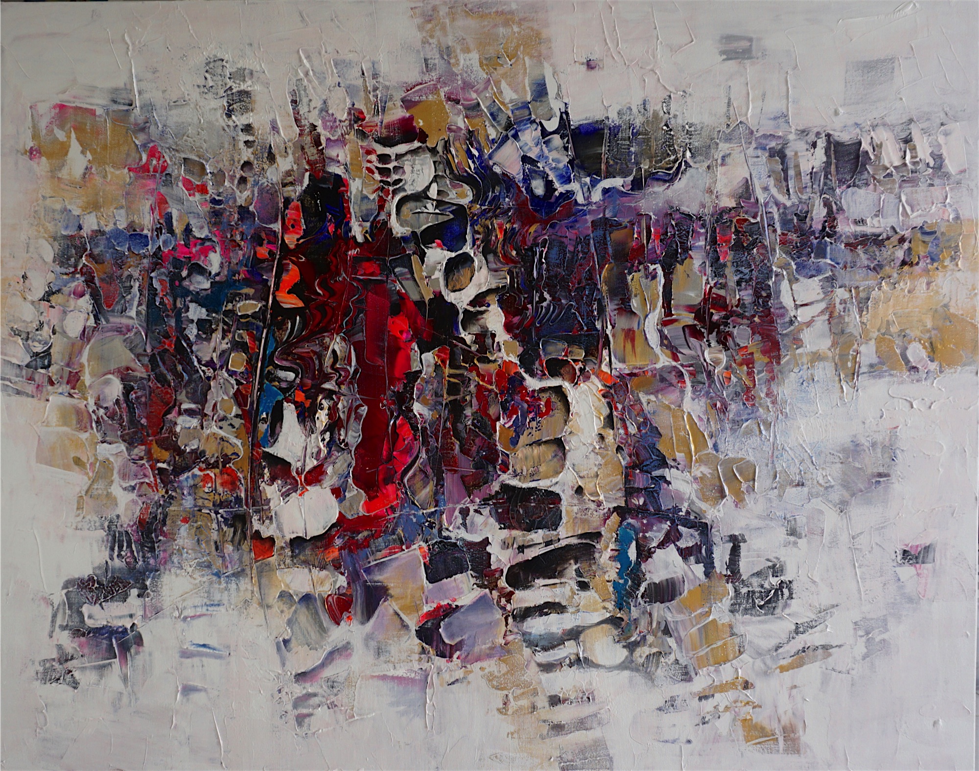 NEW WORLD 152 x 121 cm by Paul Ygartua