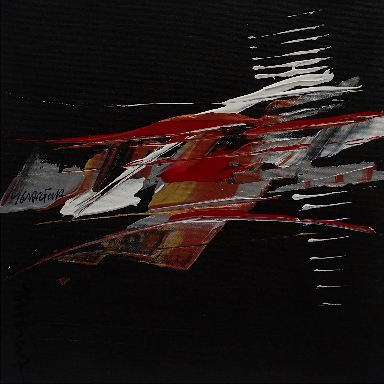 Inner Darkness - 35 x 35 cm by Paul Ygartua