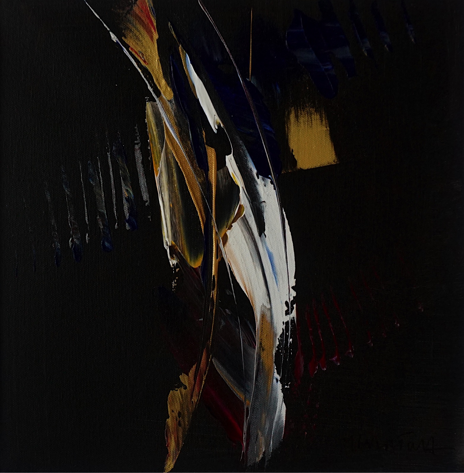 Disembodied Spirit - 35 x 35 cm by Paul Ygartua