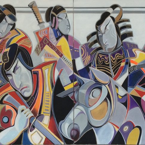 SAMURAI WARRIORS artwork by Paul Ygartua
