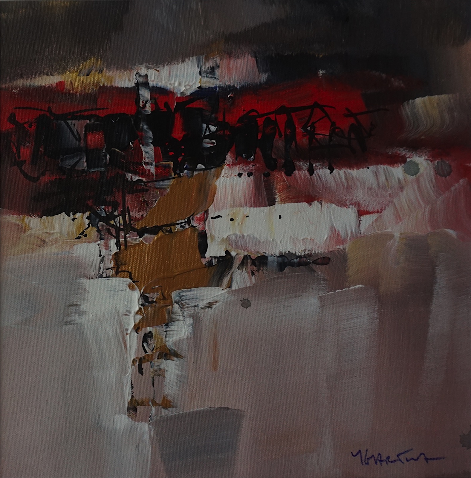 Out of sight - 35 x 35 cm by Paul Ygartua